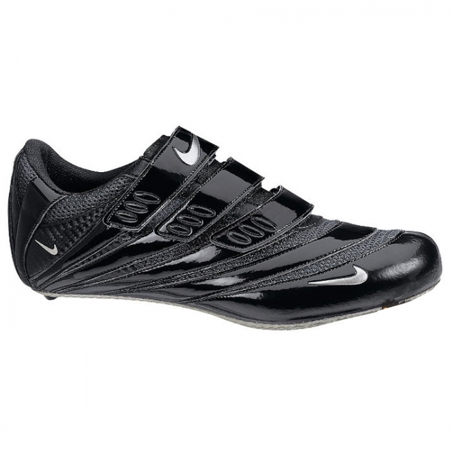 Chaussures Nike Poggio III Noire verni, Chaussures de Vélo Nike Poggio