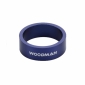 Entretoise Alu Woodman en 10mm 1p 1/8 Bleu