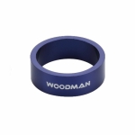 Entretoise Alu Woodman en 10mm 1p 1/8 Bleu - Plus d