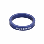 Entretoise Alu Woodman en 5mm 1p 1/8 Bleu - Plus d