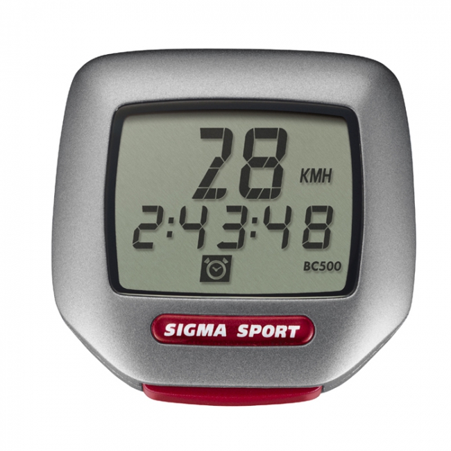 Compteur vélo SIGMA BC 500, Compteur Sigma 5 fonctions avec fil