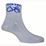 Chaussette coolmax blanche bleu - Plus d