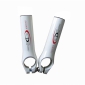 Bar ends CDC Racing aluminium blanches