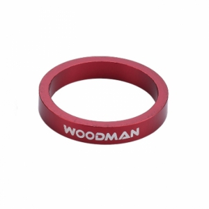 Entretoise Alu Woodman en 5mm 1p 1/8 Rouge