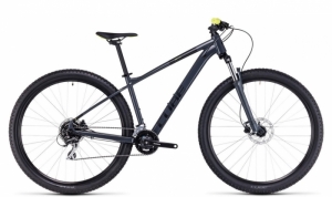 VTT CUBE AIM PRO grey n flashyellow 2023