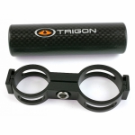 Support compteur cardio TRIGON carbone - Plus d